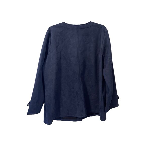 Bob‎ Mackie Wearable Art Navy Jacket Size XL - Picture 10 of 10